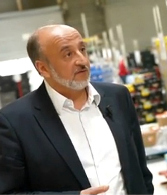 Géry Duvet, fondateur et président d'Ariane Partners, en entrepôt
